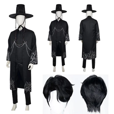K-P:DH‌ Baby Mystery Cosplay Coat Tops Hat+Hair Wigs Halloween Men Carnival Suit - Image 1 of 4