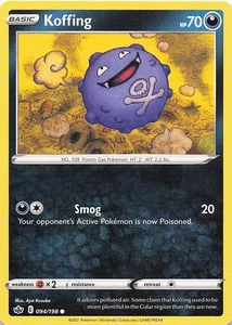 Koffing Common Normal SWSH06: Chilling Reign 094/198 casi nuevo - Imagen 1 de 2