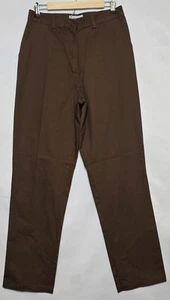 Women's NWOT Cabin Creek Chino Pants Brown Size 10 Tall - Picture 1 of 6