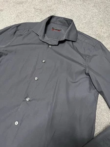 Van Heusen Flex Collar Slim Fit Grey Dress Shirt Long Sleeve 15-15.5 34/35 M - Picture 1 of 8