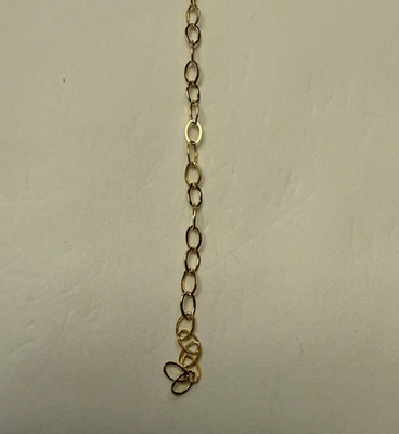 3.2x2.4mm flat cable chain 14kt gold filled 5ft. SALE-discounted item! - Image 1 of 4