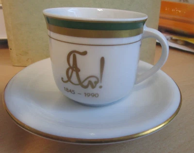 Corps Arminia 1845-1990 Espressotasse mit Unterteller - Bild 1 von 4