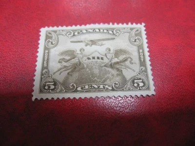 CANADA Unitrade #C1 5c AIR MAIL STAMPS PERF 12 F/VF MH CV $17.50 - Image 1 of 2