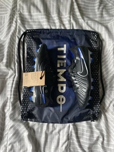 Nike Tiempo Legend 10 Elite FG schwarz Chrom hyper royal DV4328-040 Herren Größe 6,5 - Bild 1 von 6