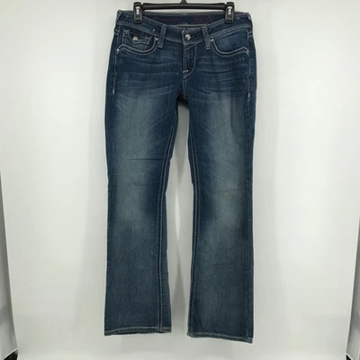 Pantalones de mezclilla para mujer ARIAT Ruby 29R Western Bootcut costuras pesadas bordado Foto 1 de 4