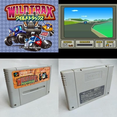 Wild Tracks (CAR) pre-owned Nintendo Super Famicom SFC SNES Test - Image 1 of 4