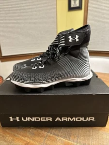 Under Armour Football Cleats Youth UA Highlight Franchise Jr. Black 3.5 NEW $60 - Picture 1 of 7