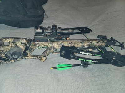 Ballesta Horton Vortec RDX ACUDraw PRO PAQUETE manivela silenciosa con mira telescópica y pernos Foto 1 de 4