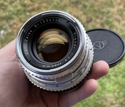 Lente Hasselblad 80 mm f2,8 Zeiss Planar C cromada Foto 1 de 4