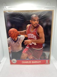 1991 NBA Hoops 8x10 76ers Charles Barkley Action Photo Glossy Printed New/Sealed - Picture 1 of 2