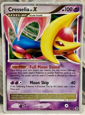 Cresselia LV.X 103/106 2008 Great Encounters Holo.  LP - Image 1 of 2