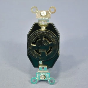 Leviton 72020-FR L20-20R Locking Receptacle Turn Outlet 20A 347/600V 3ØY Bulk - Picture 1 of 5