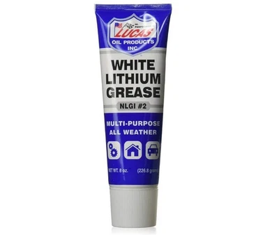 Lucas Oil 10533 White Lithium Grease - 8 oz. Squeeze Tube (Pack of 20) - Imagem 1 de 3