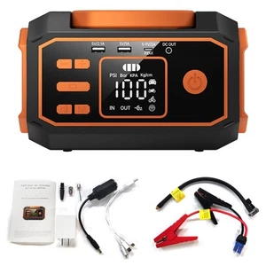 Y­Jump Starter And Air Compressor Tire Inflator Portable Cordless Air Pump For - Picture 1 of 12