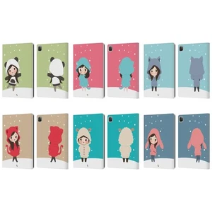 HEAD CASE DESIGNS WINTER HOODIES LEATHER BOOK WALLET CASE COVER FOR APPLE iPAD - Picture 1 of 12