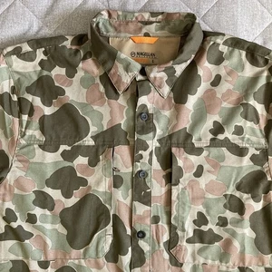 Camicia Magellan Outdoors Hunt Gear manica corta con bottoni uomo grande mimetica ventilata - Foto 1 di 10