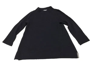 Ann Taylor Loft Damen Gr. S Pullover Blau Langarm Wollmischung Rundhals - Bild 1 von 11