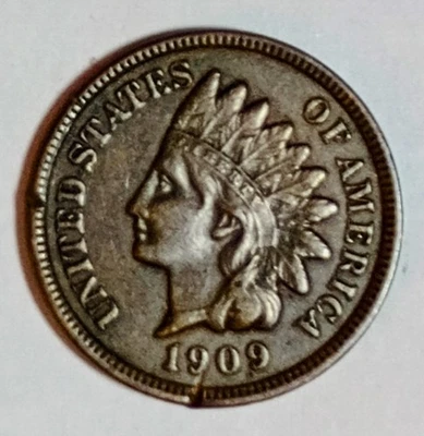 Indian Head Penny"1"Coin Lot 1909*VERY NICE *FULL LIBERTY*FREE SHIPPING* #820 - Image 1 of 2