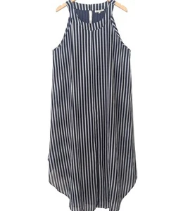 Vestido sin mangas Speed Control NY para mujer talla 2X azul a rayas fluido maxi - Imagen 1 de 9