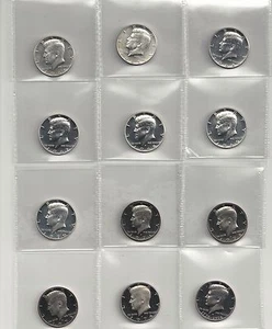 1964 - 2014 S Proof Kennedy Half Dollar Complete Set (include silver proof ,SMS) - Picture 1 of 5