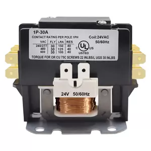 Tnisesm Schwerlast 1 Pol 30 AMP 24 V AC Kompressor Schütz Klimaanlage - Bild 1 von 12