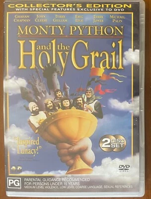 Monty Python and the Holy Grail 1975 John Cleese R:4 Special Ed 2 DVD Free Post - Image 1 of 4