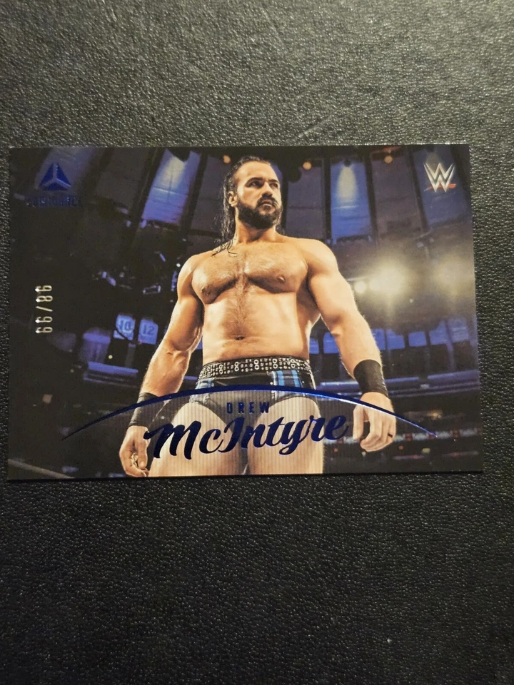 2023 Panini Chronicles Luminance WWE Drew McIntyre Blue Parallel /99 Wrestling - Image 1 of 4