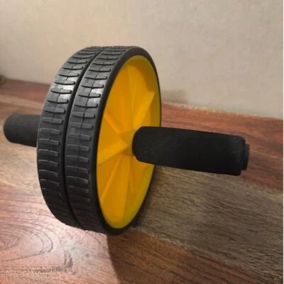 Ab Roller Ejercicio Doble Rueda Hogar Gimnasio Equipo de Entrenamiento Abdominal Core Fitness Foto 1 de 3