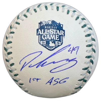 Pablo Lopez Autographed 2023 All Star Game OMLB Baseball w/ 1st ASG Inscription - Image 1 of 3