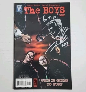 THE BOYS #1 Dynamite 1st Print 1st App. BUTCHER HUGHIE A-TRAIN VF/NM *SIGNED B&B - Picture 1 of 24