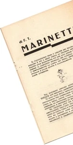 FT - Das totale Theater - F.T. Marinetti - Almanacco Bompiani 1933 - Reprint 1980 - Bild 1 von 2