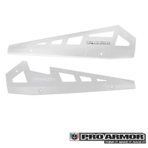 Pro Armor Rock Metal Flat Sliders White 14-21 RZR XP1000 XP1K 900S White P141221 - Picture 1 of 2