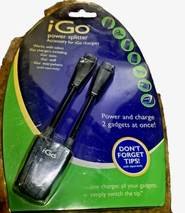 NEW iGo Power Splitter Accessory for iGo Adapters Power & Charge 2 Gadgets  - Picture 1 of 2