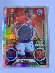 Super Rare Match Attax Bundesliga Relic Thomas Muller 101 - /400 Limited Edition - Picture 1 of 3