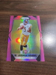 R Josh JOSHUA DOBBS 2017 PRIZM Retail Hobby Mojo Pink Refractor Rookie Vikings🔥 - Picture 1 of 10