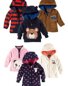 Baby Jungen und Mädchen Teddyjacke Pullover Jacke - Bild 1 von 6