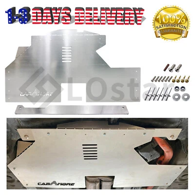 Aluminum Catalytic Converter Protection Shield For 2012-2019 Toyota Prius C - Image 1 of 4
