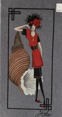 Leigh Needlepoint Canvas 5034 8x 18  18ct HandPainted Winnie Foto 1 de 3