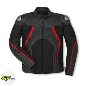 Ducati Fighter C1 Mens Leather / Textile Motorcycle Jacket | 98107075 | Genuine - Picture 1 of 7
