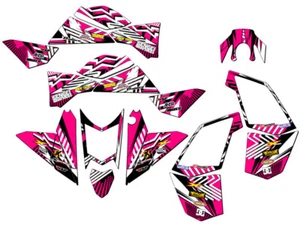 Kit de Gráficos All Years XC/SX 450 MAYHEM Pink Senge Compatible con KTM - Imagen 1 de 7