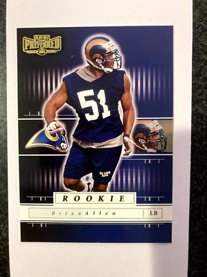 2001 Playoff Preferred /1100 Brian Allen Brian L Allen #188 Rookie RC B17 - Image 1 of 2