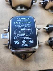 SCHAFFNER FN610-10/06 POWER LINE FILTER (LOT OF 1)(R6S6.8) - Bild 1 von 4