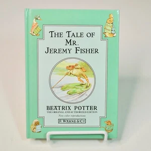 The Tale of Mr Jeremy Fisher Beatrix Potter F Warne HC 1992 Authorized Vintage - Picture 1 of 7