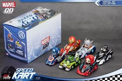 ZD Toys Genuine MARVEL-GO SPEED KART SERIES Blind Box Figure Toy NEW Unopened - Image 1 of 4