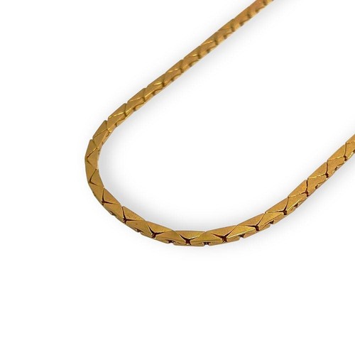 Collana Christian Dior catena serpente oro donna