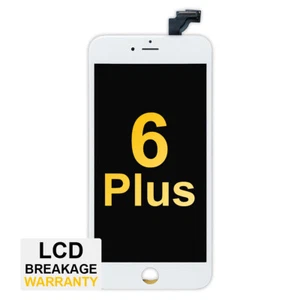 Premium LCD Screen for iPhone 6 Plus - White with Tool Kit and Tempered Glass - Picture 1 of 1