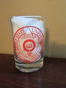 THE OHIO STATE UNIVERSITY COLUMBUS OH CLEAR GLASS VOTIVE CANDLE HOLDER - Picture 1 of 9