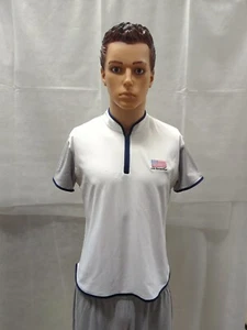 USA Racquetball Short Sleeve Shirt 1/4 Zip Women's L - Picture 1 of 10