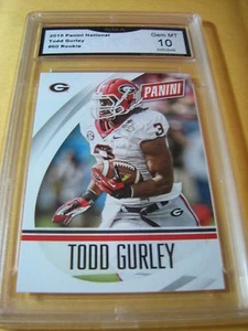 TODD GURLEY RAMS 2015 PANINI NATIONAL ROOKIE RC # 60 CLASSIFICATO 10 - Foto 1 di 1