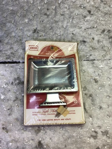 Vintage Soap Holder Chrome Plate - Wall Mount Cover